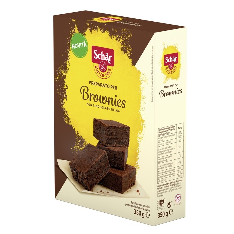 Dr. Schar Schar Preparato Per Brownies Con Cioccolato Belga 350 G - Alimenti senza glutine - 984207314 - Dr. Schar - € 3,94