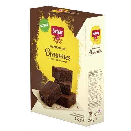 Dr. Schar Schar Preparato Per Brownies Con Cioccolato Belga 350 G - Alimenti senza glutine - 984207314 - Dr. Schar - € 3,94