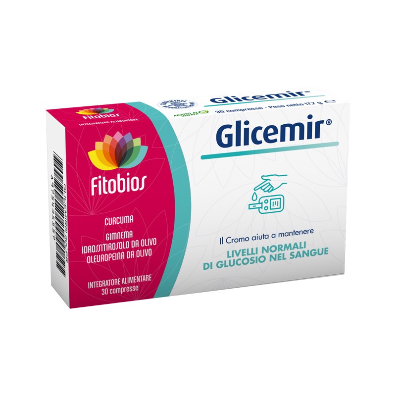 Fitobios Glicemir 30 Compresse - Circolazione e pressione sanguigna - 975435557 - Fitobios - € 11,41