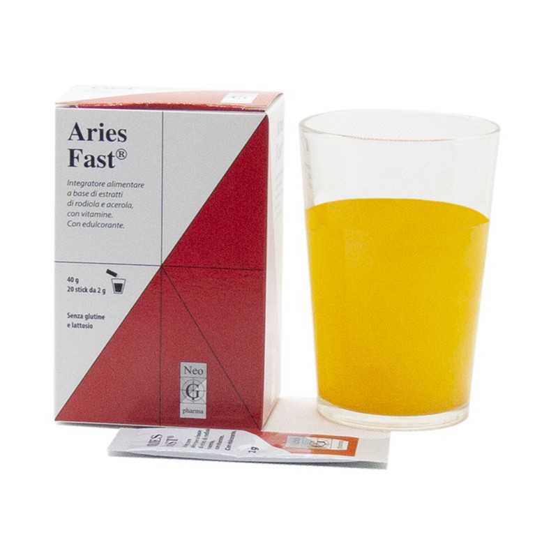 Neo G Pharma Aries Fast 20 Bustine Stick - Integratori per concentrazione e memoria - 980550685 - Neo G Pharma - € 24,84