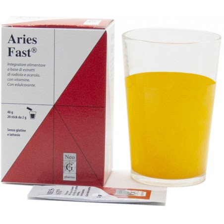 Neo G Pharma Aries Fast 20 Bustine Stick - Integratori per concentrazione e memoria - 980550685 - Neo G Pharma - € 24,84