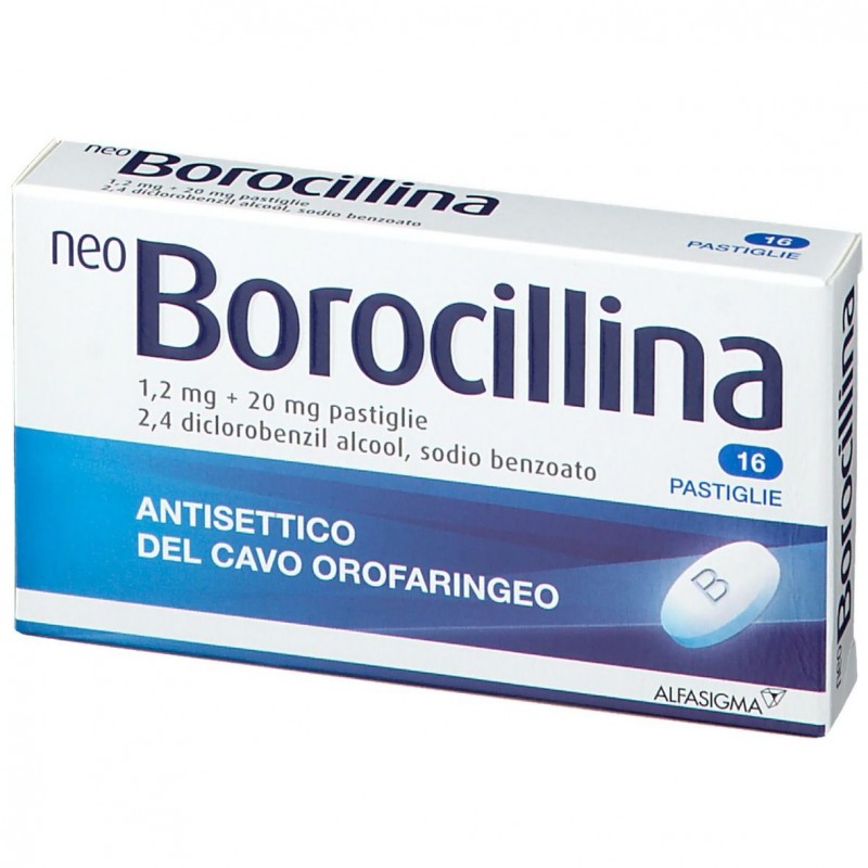 Neo Borocillina Pastiglie Antisettico Orofaringeo 16 Pastiglie Neoborocillina - 2