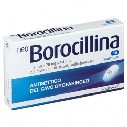 Neo Borocillina Pastiglie Antisettico Orofaringeo 16 Pastiglie Neoborocillina - 9