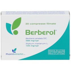 Berberol Integratore Alimentare Berberina Silimarina 30 Compresse Pharmextracta - 6