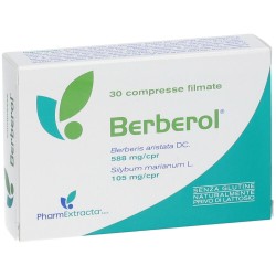 Berberol Integratore Alimentare Berberina Silimarina 30 Compresse Pharmextracta - 7