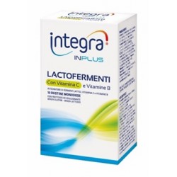 Neopharmed Gentili Integra Inplus Lactofermenti Con Vitamina C E Vitamina B 10 Bustine Monodose Da 2,5 G - Integratori di fer...