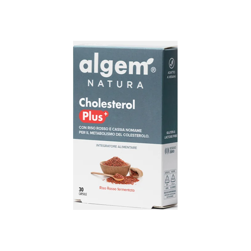 Algem Cholesterol Plus Integratore Alimentare 30 Capsule Algem Natura - 1