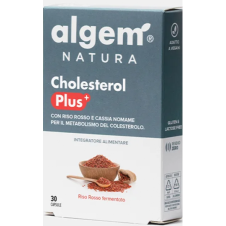 Algem Cholesterol Plus Integratore Alimentare 30 Capsule Algem Natura - 1