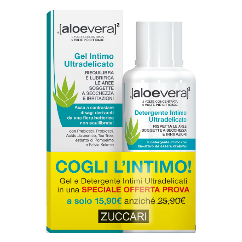 Zuccari Aloevera2 Gel 80 Ml + Detergente Intimo 250 Ml Zuccari - 1