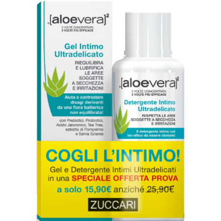 Zuccari Aloevera2 Gel 80 Ml + Detergente Intimo 250 Ml Zuccari - 1