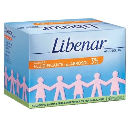 LIBENAR AEROSOL 3% IPERTONICA 30 FIALE Libenar - 1