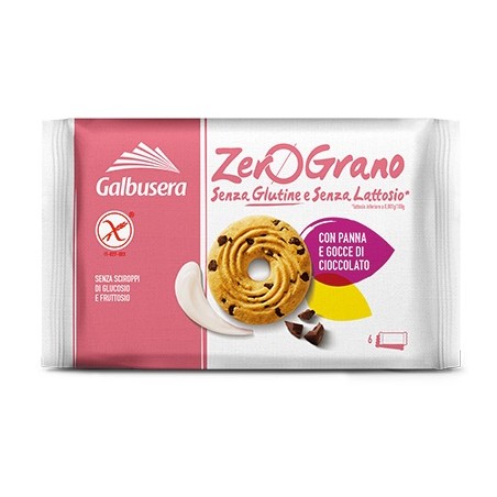 Galbusera Zerograno Biscotto Panna E Cioccolato 220 G Galbusera - 1