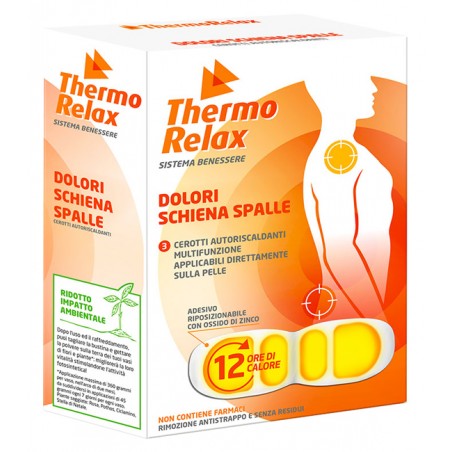 Alsipharma Thermorelax Cerotto Autoriscaldante Dolore Schiena/spalle 3 Pezzi Alsipharma - 1