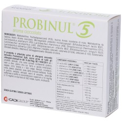 Probinul 5 Aroma Cioccolato Equilibrio Flora Intestinale 12 Buste Ca. Di. Group - 4