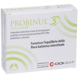 Probinul 5 Aroma Cioccolato Equilibrio Flora Intestinale 12 Buste Ca. Di. Group - 7