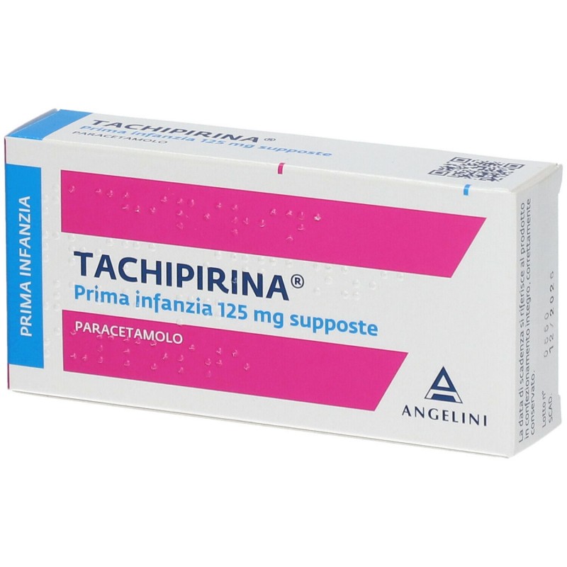 Tachipirina Paracetamolo 125 Mg per Bambini 10 Supposte - Farmaci per bambini - 012745079 - Tachipirina - € 4,83