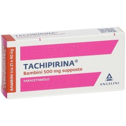 Tachipirina 500 Mg Bambini Tra 21 e 40 Kg 10 Supposte - Farmaci per bambini - 012745055 - Tachipirina - € 5,78