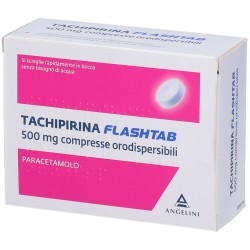 Tachipirina Flashtab 500 Mg 16 Compresse Orodispersibili - Farmaci per dolori muscolari e articolari - 034329058 - Tachipirin...