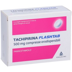 Tachipirina Flashtab 500 Mg 16 Compresse Orodispersibili - Farmaci per dolori muscolari e articolari - 034329058 - Tachipirin...