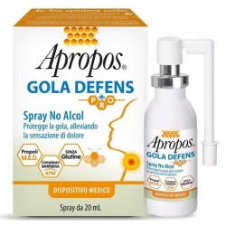 Desa Pharma Apropos Gola Defens Pro Spray No Alcol 20 Ml - Prodotti fitoterapici per raffreddore, tosse e mal di gola - 97551...