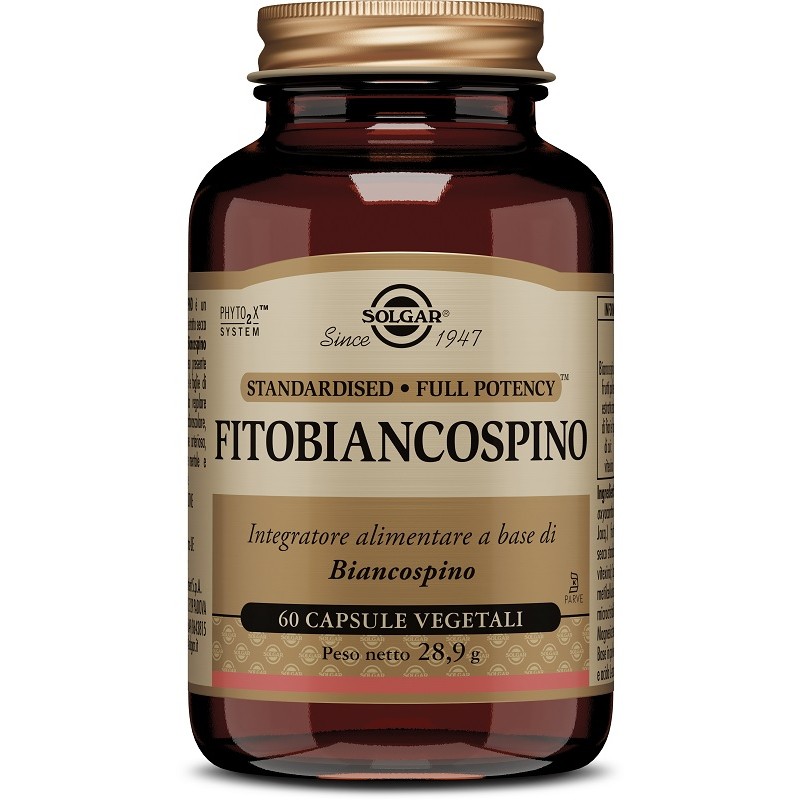 Solgar It. Multinutrient Fitobiancospino 60 Capsule Vegetali Solgar - 1