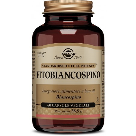 Solgar It. Multinutrient Fitobiancospino 60 Capsule Vegetali Solgar - 1