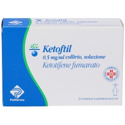 Ketoftil Collirio Per Congiuntiviti Allergiche 25 Contenitori Monodose Ketoftil - 5