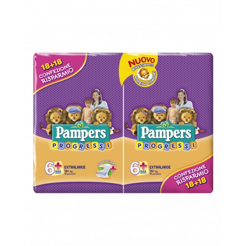 Fater Pampers Progressi Extralarge 36 Pezzi Fater - 1