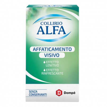 Dompe' Farmaceutici Collirio Alfa Affaticamento Visivo 10 Ml Dompe' Farmaceutici - 1