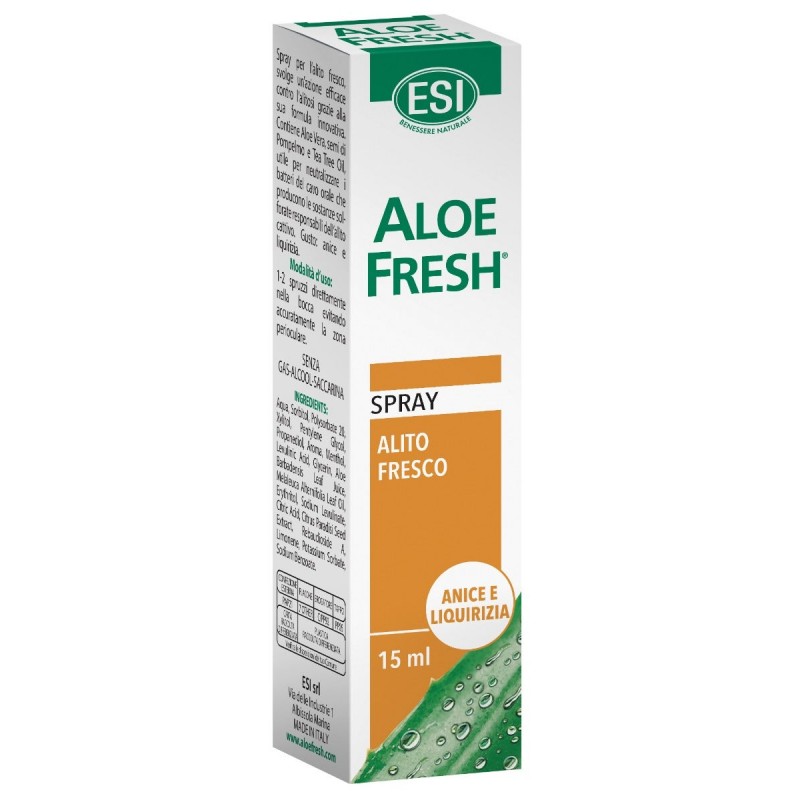 Esi Aloe Fresh Spray Alito Anice Liquirizia 15 Ml Esi - 1