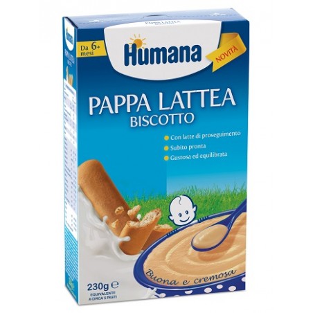 Humana Italia Humana Pappa Lattea Biscotto 230 G Humana - 1