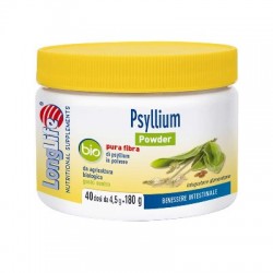 Longlife Psyllium Powder Bio 180 G - Integratori per regolarità intestinale e stitichezza - 938420751 - Longlife - € 19,56