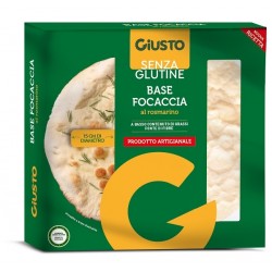 Farmafood Giusto Senza Glutine Fondo Focaccia Rosmarino 130 G - Alimenti senza glutine - 988754432 - Farmafood - € 3,77