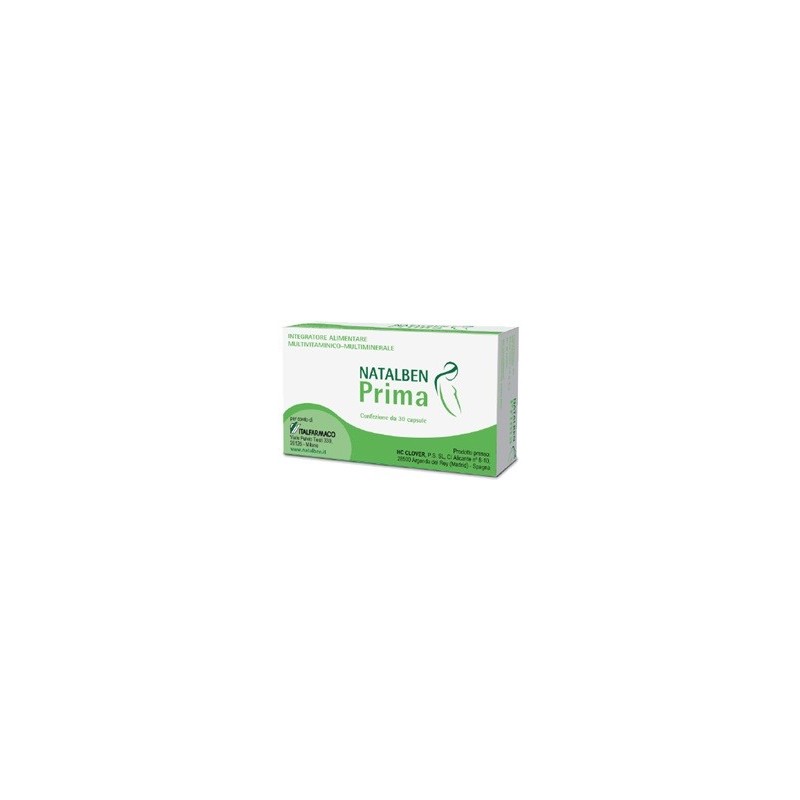 Natalben Prima Multivitaminico Multiminerale Fertilità 30 Capsule Natalben - 1