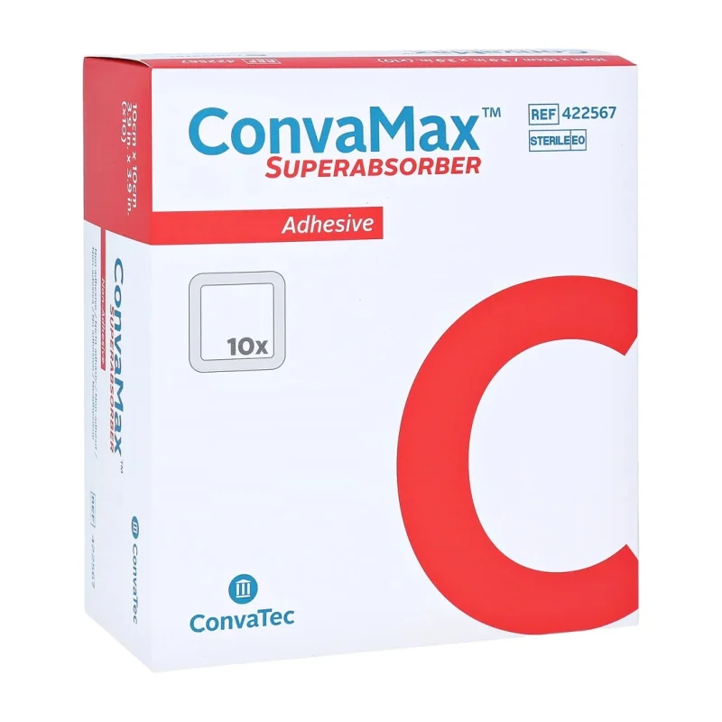 Convatec Italia Medicazione Avanzata Convamax Superabsorber Adhesive 15 X 15 Cm 10 Pezzi Convatec Italia - 1