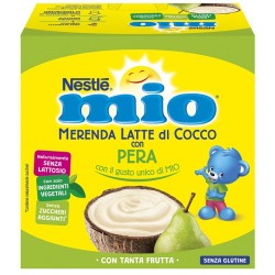 Nestle' Italiana Mio Merenda Latte Cocco Con Pera 4 Pezzi - Alimentazione e integratori - 988666741 - Nestle' Italiana - € 3,99