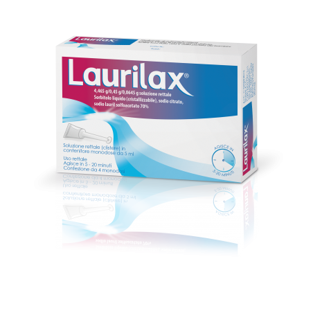 Carlo Erba Otc Laurilax 4,465 G / 0,45 G / 0,0645 G, Soluzione Rettale Carlo Erba Otc - 1