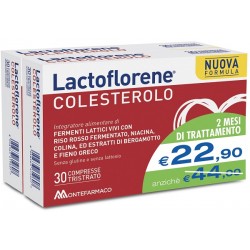 Montefarmaco Otc Lactoflorene Colesterolo Bipack 30 Capsule + 30 Capsule Lactoflorene - 1