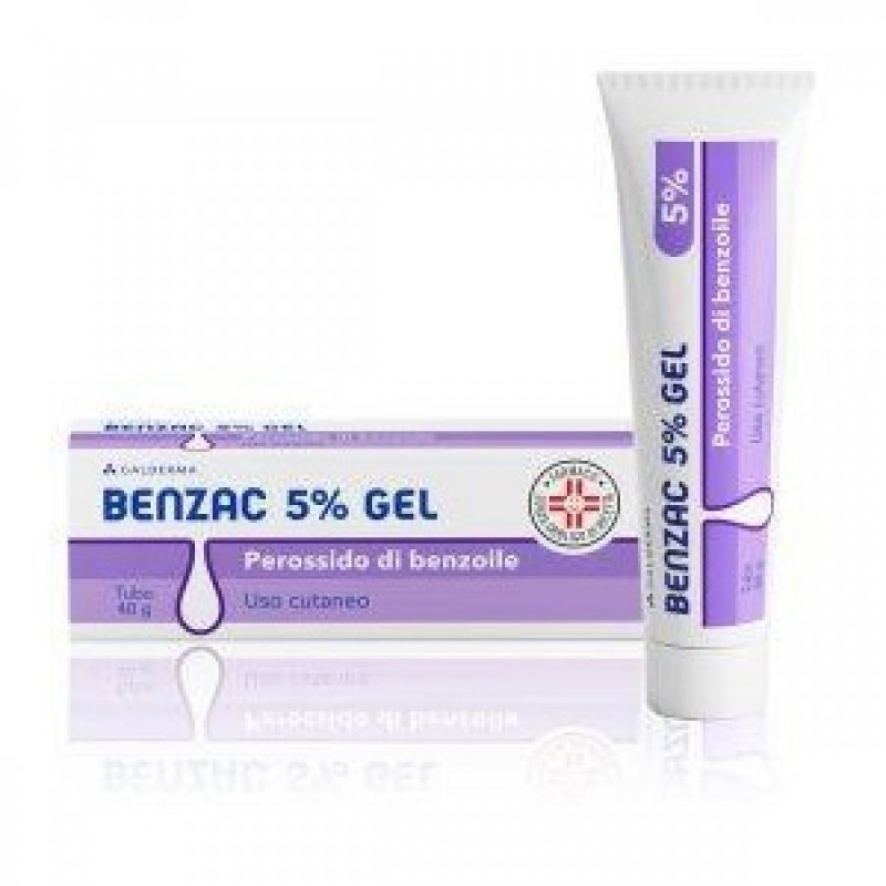 Benzac Gel 5% 40g - Trattamento Efficace contro l'Acne Farmed - 1