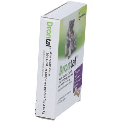 Drontal Multi Aroma Carne Cani Fino A 10 Kg 2 Compresse Drontal - 2