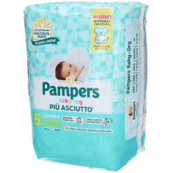 Fater Pampers Baby Dry Pannolino Downcount Junior 16 Pezzi - Pannolini - 985995683 - Fater - € 7,65