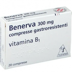Benerva 300 mg Vitamina B1 20 compresse - Rimedi vari - 050332016 - Difarmed S. L. - € 8,93