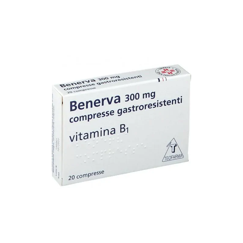 Benerva 300 mg Vitamina B1 20 compresse Difarmed S. L. - 1