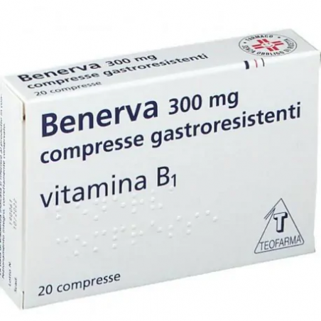 Benerva 300 mg Vitamina B1 20 compresse Difarmed S. L. - 1