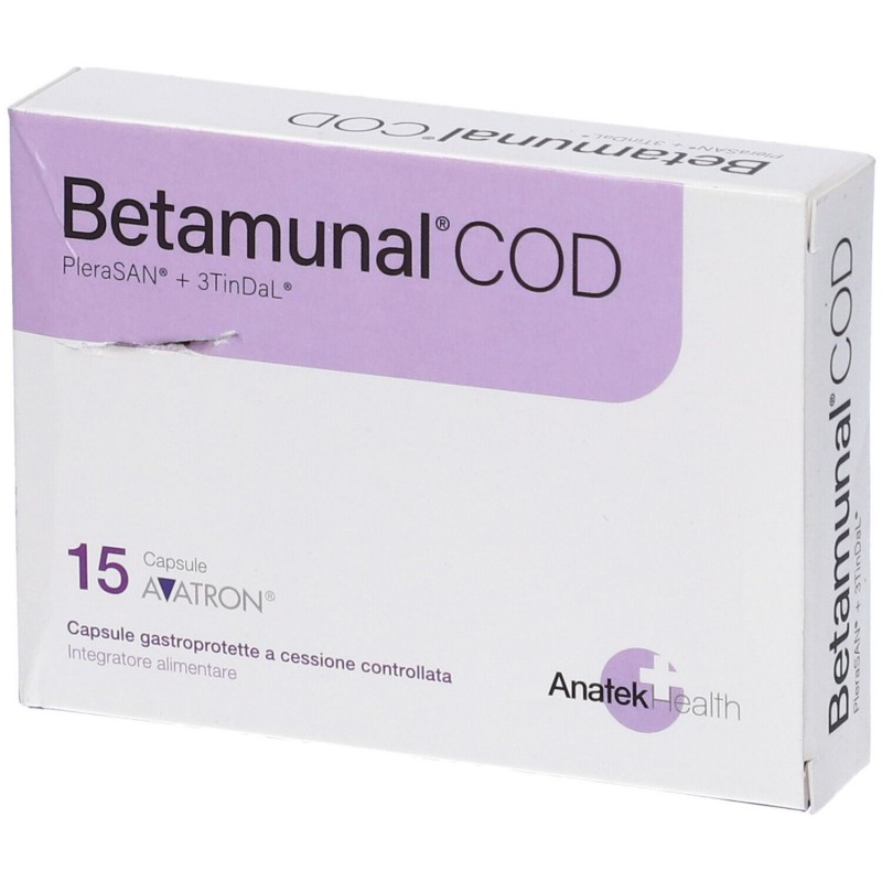 Betamunal Cod 15 Capsule Anatek Health Italia - 1