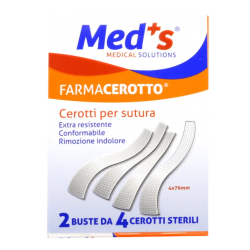 Farmac-zabban Cerotto Meds Per Sutura 4x76 Mm 8 Pezzi - Medicazioni - 931988733 - Farmac-Zabban - € 3,50