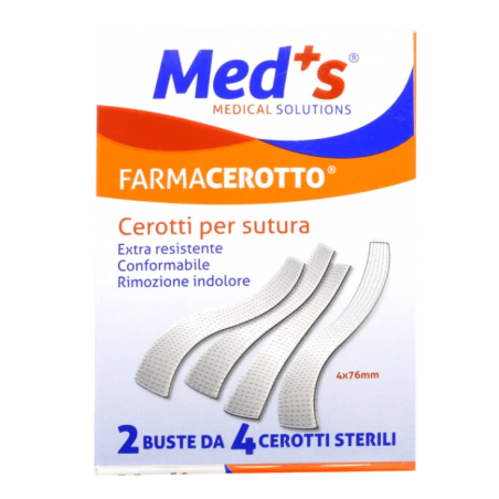 Farmac-zabban Cerotto Meds Per Sutura 4x76 Mm 8 Pezzi Farmac-Zabban - 1