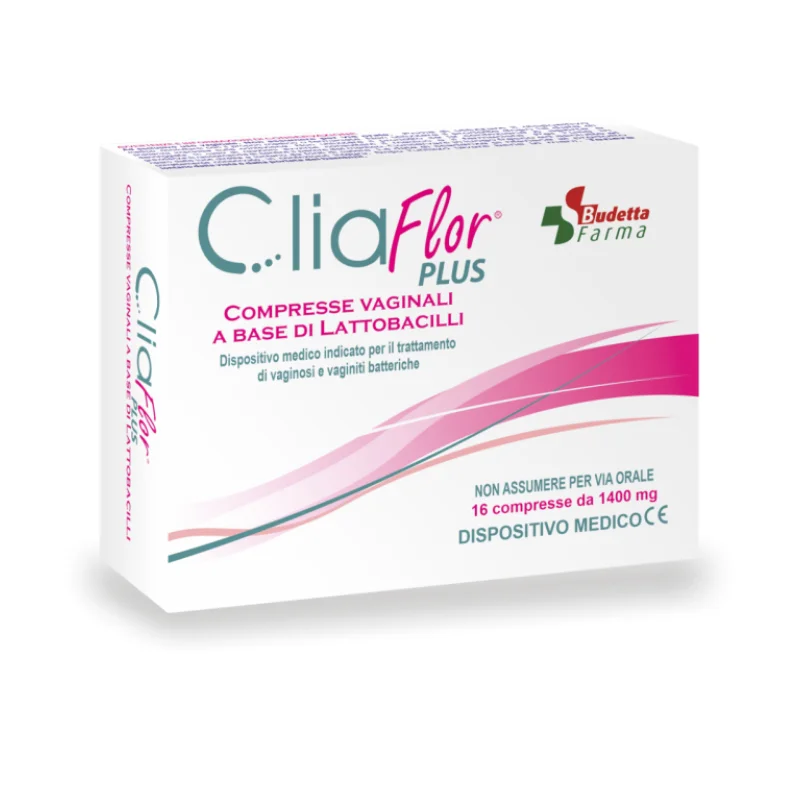 Cliaflor Plus 16 Compresse Vaginali Budetta Farma - 1