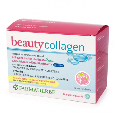 Beauty Collagen 18 Bustine Farmaderbe - 1