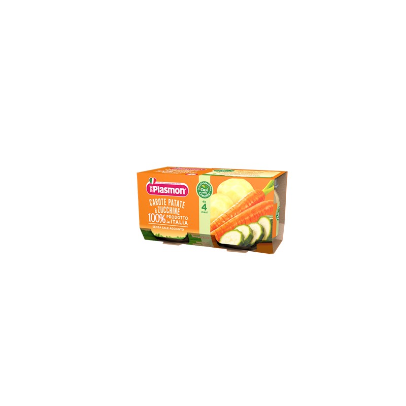 Plasmon Omogeneizzato Carote Patate Zucchine 4 X 80 G Plasmon - 1